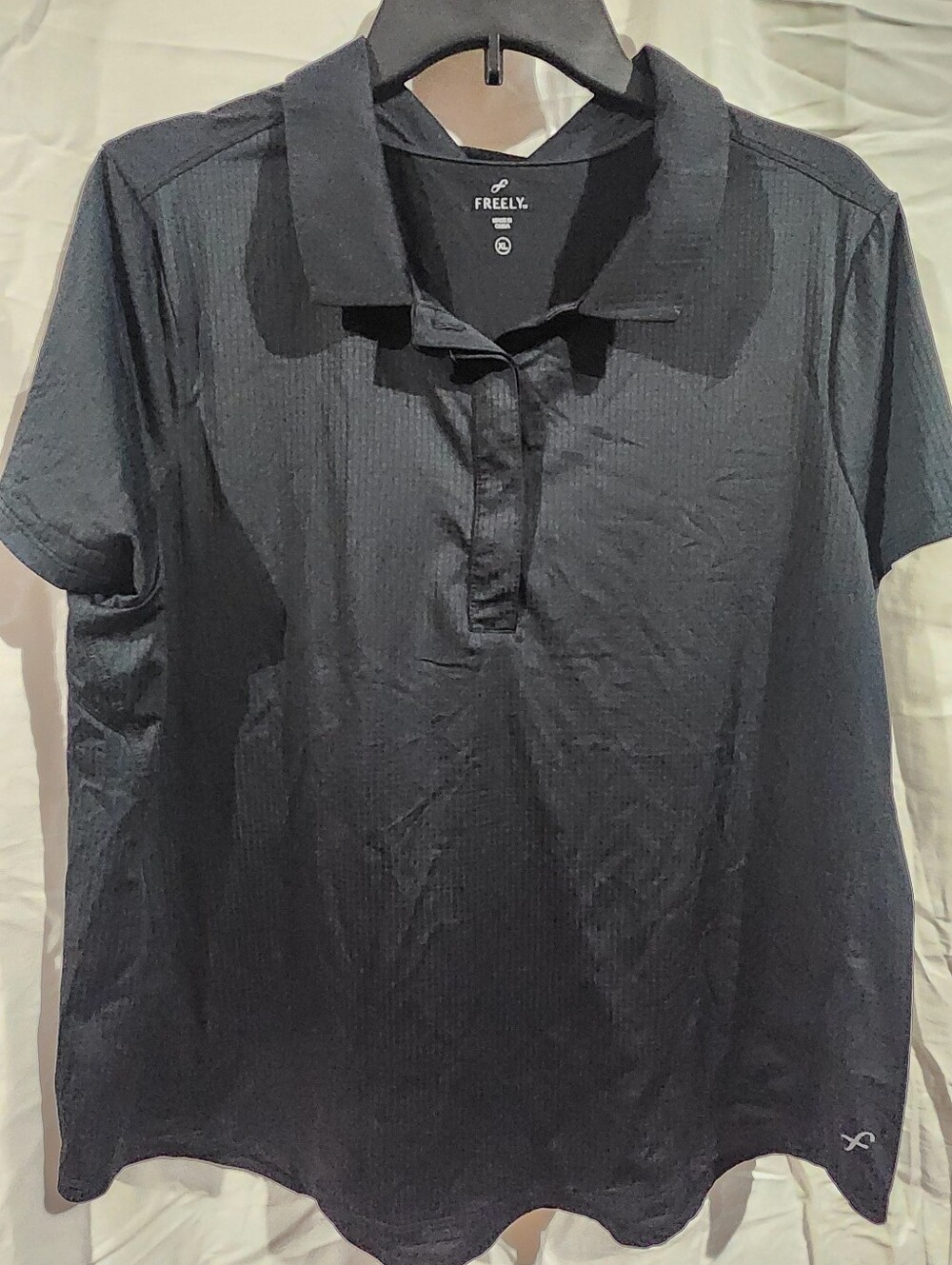 Ladies Freely Black Polo Shirt